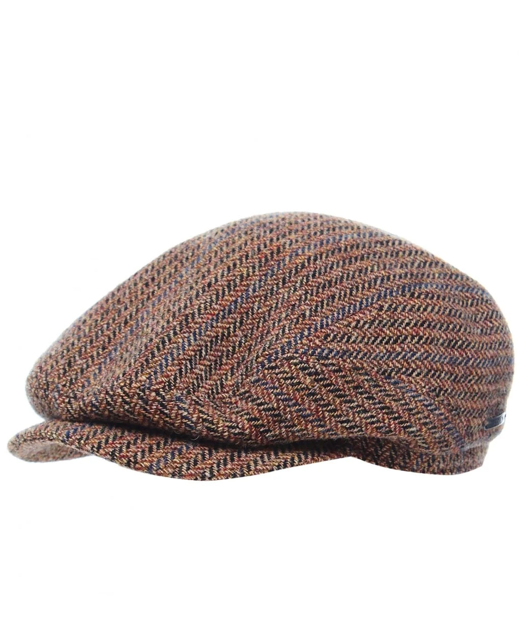 Stetson Wool Herringbone Hastings Cap 3 Stetson Wool Herringbone Hastings Cap