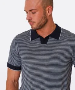 Merino Striped Polo Shirt 9 Merino Striped Polo Shirt -Menswear Specialty Store MoNguHV2hXpEApGcXQjwqWzn6kofAH1MIbW0RU0w