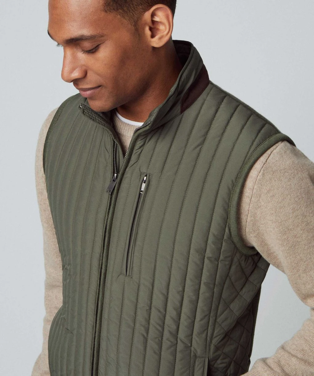 Hackett Channel Quilted Gilet 7 Hackett Channel Quilted Gilet - Image 5