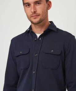 Hackett Jersey Overshirt -Menswear Specialty Store N4KFkp0gk2agY3VxGRSeEFjU9HwwkViNQ8KPUo2k