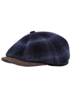 Stetson Wool Check Hatteras Cap