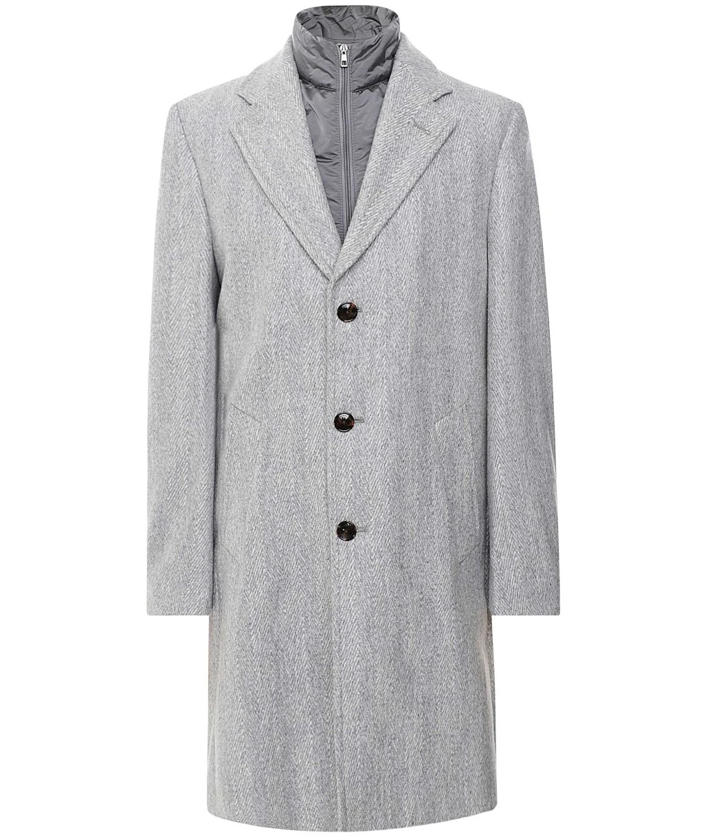 Baldessarini Herringbone Bib Overcoat 3 Baldessarini Herringbone Bib Overcoat