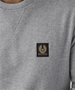 BELSTAFF Cotton Crew Neck Sweatshirt -Menswear Specialty Store NaZzF4mftWi7hxtdjV2EDi8V2R8UXbCWyhLeScH5