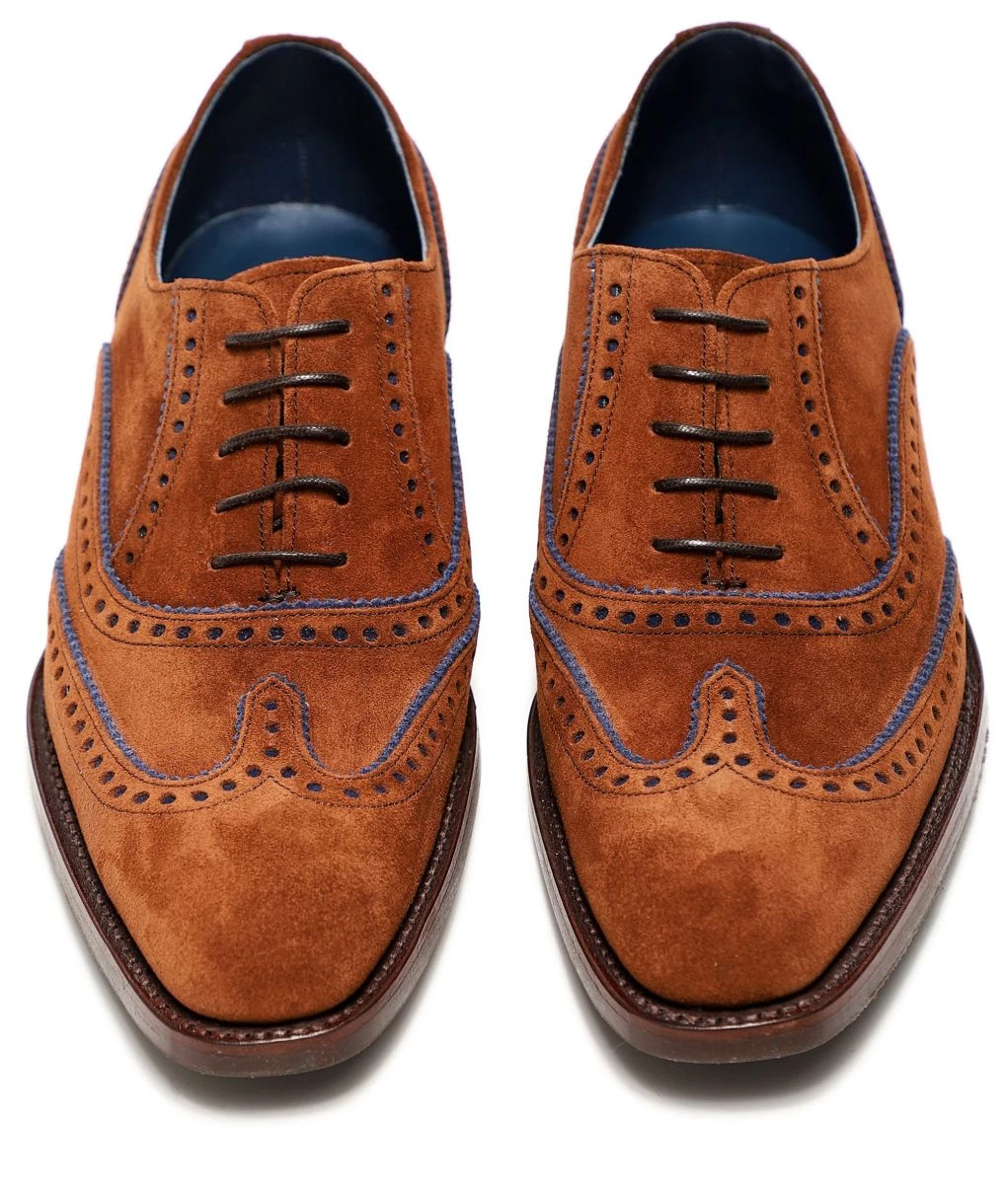 Suede Spencer Oxford Brogues 5 Suede Spencer Oxford Brogues - Image 3