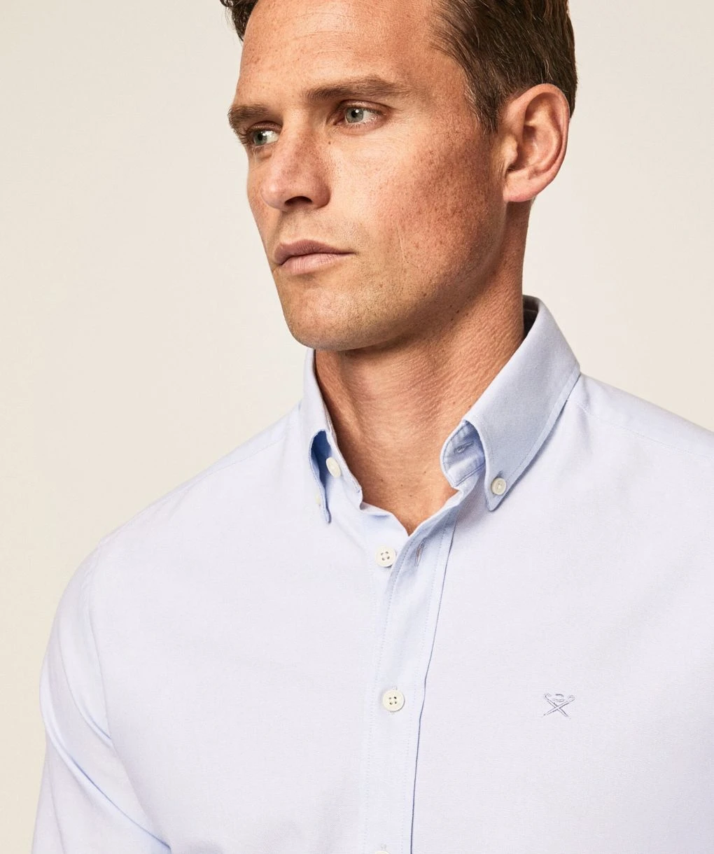 Hackett Slim Fit Washed Oxford Shirt 7 Hackett Slim Fit Washed Oxford Shirt - Image 5