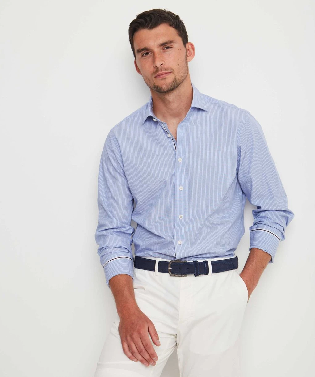 Hackett Fil-á-Fil Striped Shirt 4 Hackett Fil-á-Fil Striped Shirt - Image 2