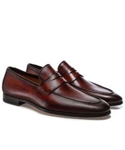 Magnanni Leather Penny Delos Loafers