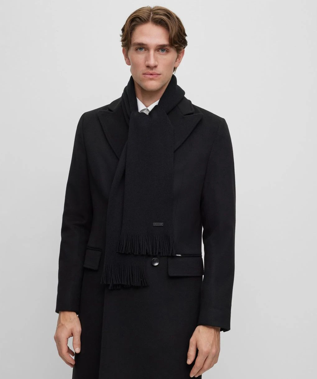 Boss Virgin Wool Albas Scarf 4 Boss Virgin Wool Albas Scarf - Image 2