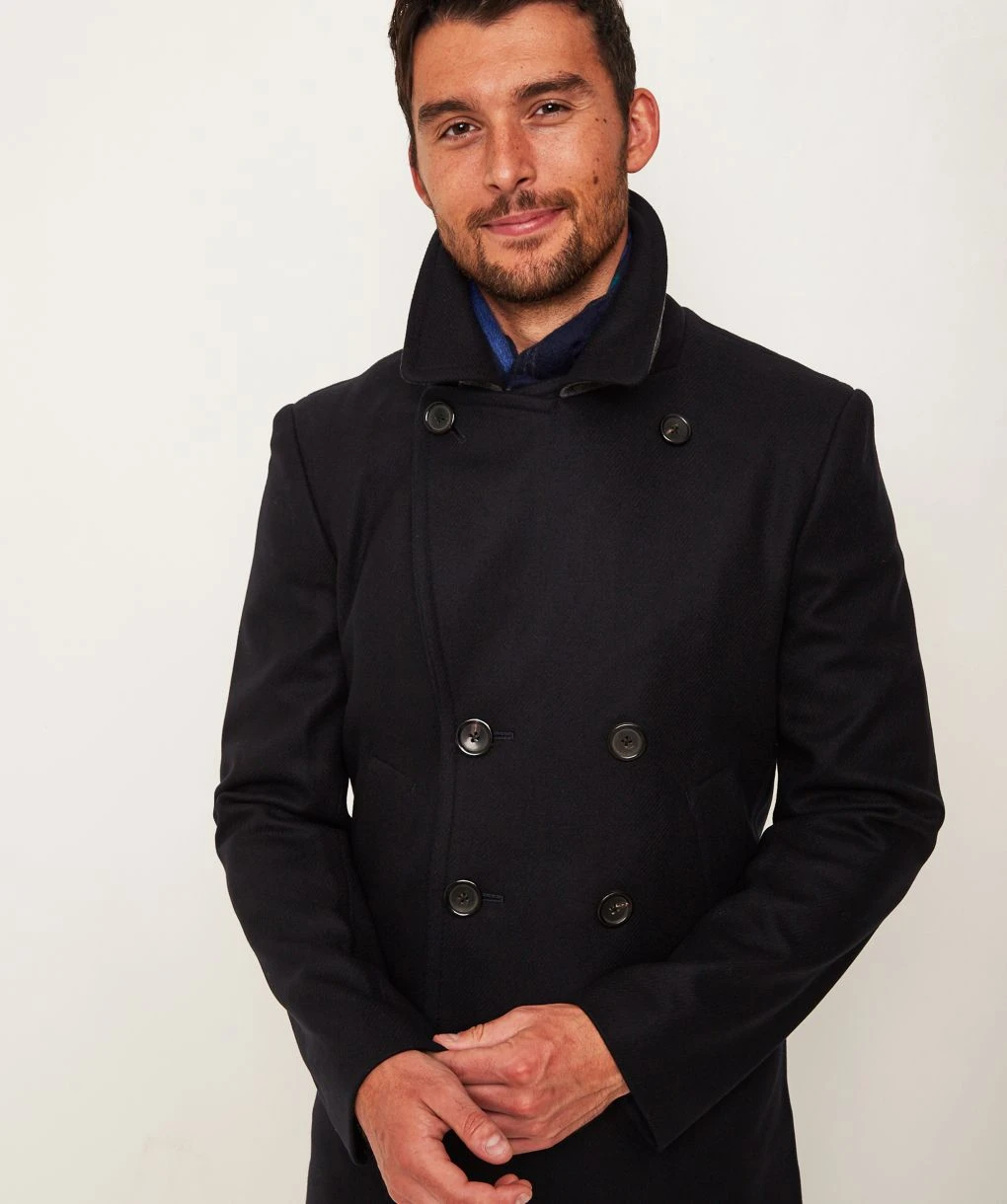 PAUL SMITH Wool Cashmere Pea Coat 7 PAUL SMITH Wool Cashmere Pea Coat - Image 5