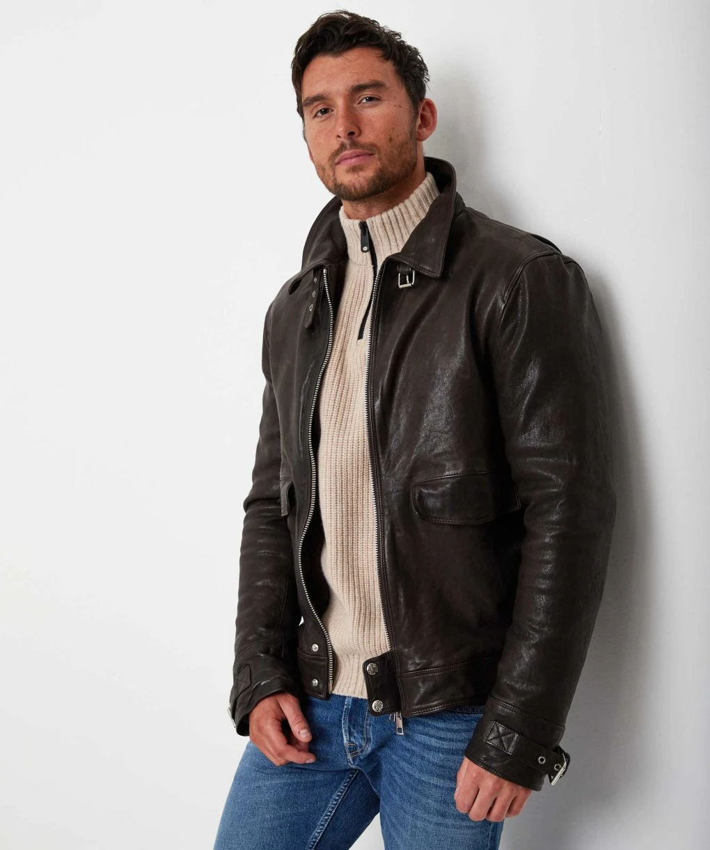 Leather Biker Jacket 4 Leather Biker Jacket - Image 2