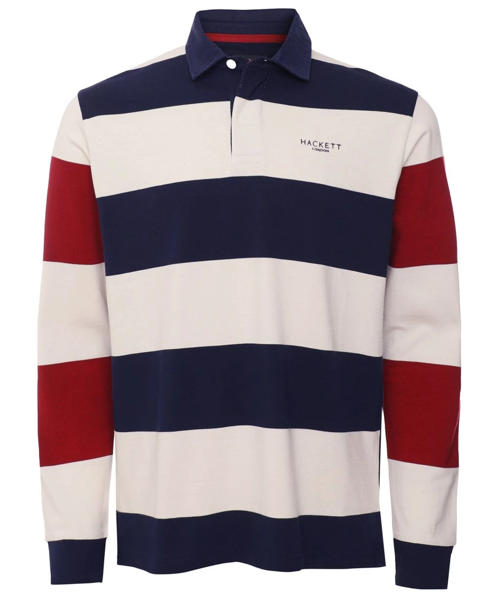 Hackett Striped 1983 Rugby Shirt 3 Hackett Striped 1983 Rugby Shirt