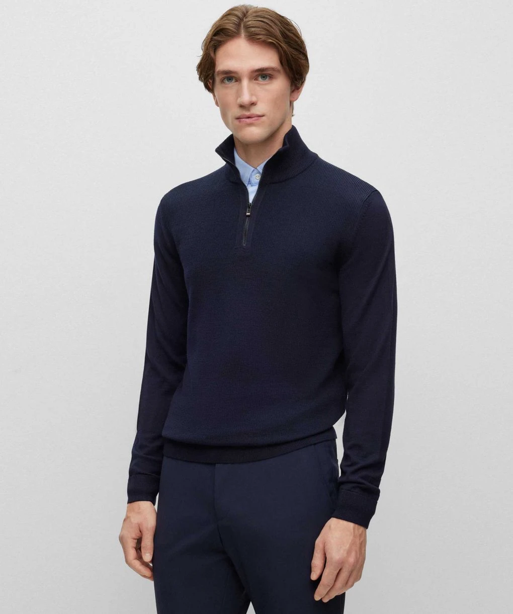 Boss Half-Zip Ofilato Jumper 4 Boss Half-Zip Ofilato Jumper - Image 2