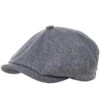 Stetson Silk Herringbone Hatteras Newsboy Cap