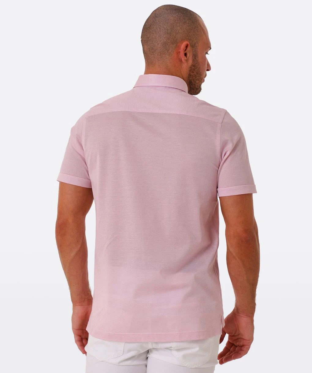 ETON Oxford Pique Polo Shirt 5 ETON Oxford Pique Polo Shirt - Image 3