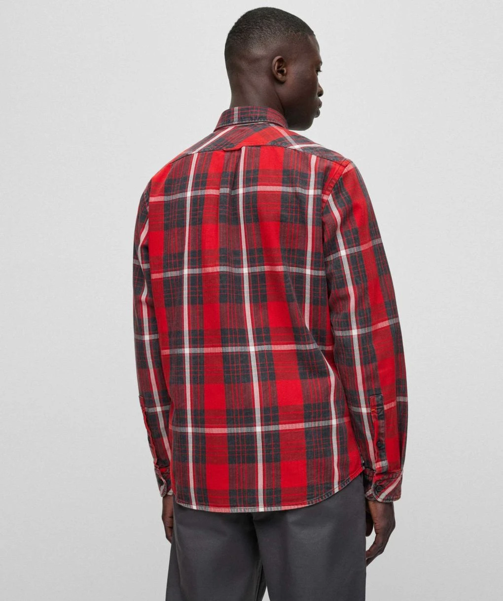 Boss Check Rickert Shirt 5 Boss Check Rickert Shirt - Image 3