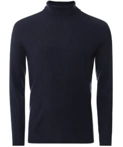 Rib Roll Neck Jumper