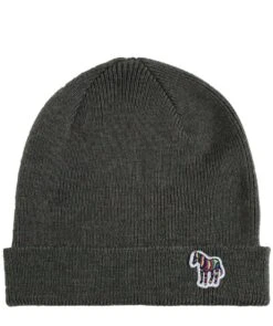 PAUL SMITH Lambswool Zebra Beanie