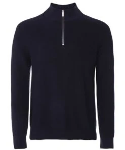 Pima Cotton Half-Zip Jumper