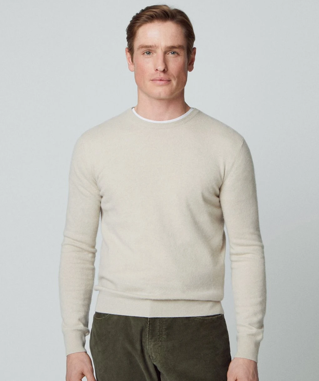 Hackett Merino Cashmere Crew Jumper 4 Hackett Merino Cashmere Crew Jumper - Image 2
