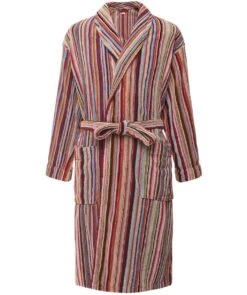 PAUL SMITH Cotton Towelling Signature Stripe Robe