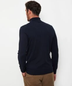 Rib Roll Neck Jumper -Menswear Specialty Store ZQMQHCYEpHzKTMjpe455Y0Ja8b25muWb4Uudugt1