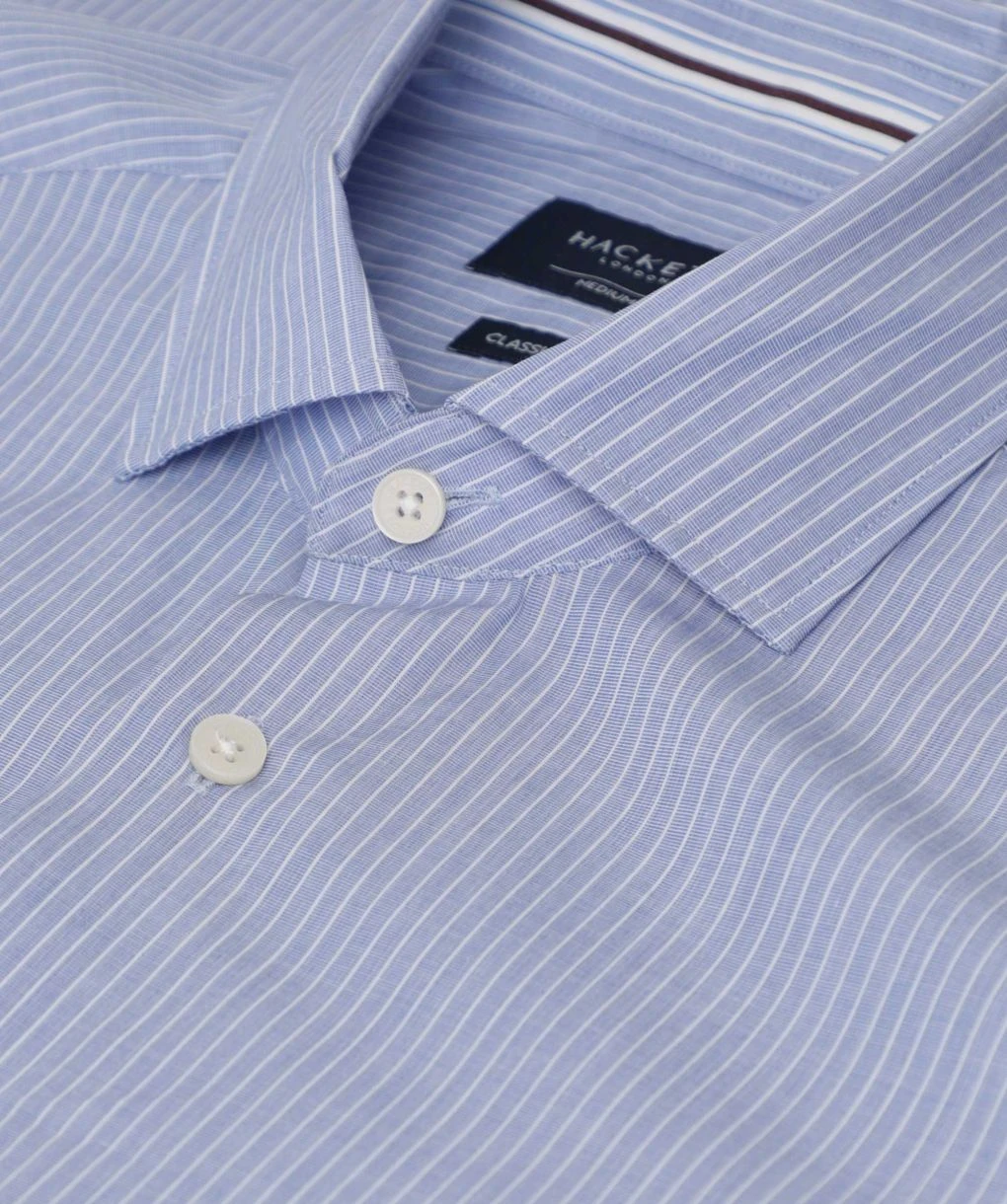 Hackett Fil-á-Fil Striped Shirt 6 Hackett Fil-á-Fil Striped Shirt - Image 4