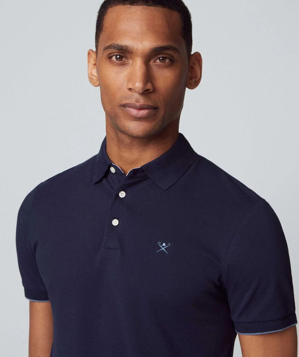 Hackett Stripe Trim Polo Shirt 4 Hackett Stripe Trim Polo Shirt - Image 2