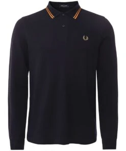 Fred Perry Long Sleeve Twin Tipped Polo