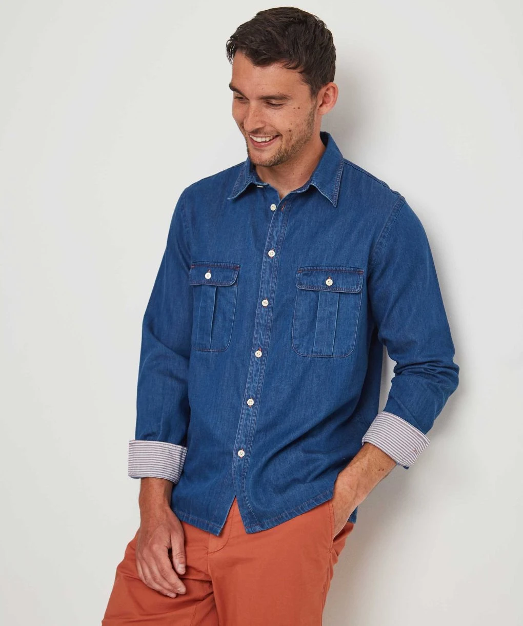 PAUL SMITH Casual Fit Denim Shirt 4 PAUL SMITH Casual Fit Denim Shirt - Image 2
