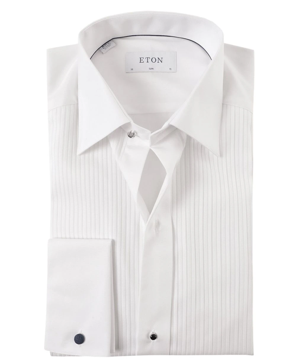 ETON Slim Fit Plissé Dress Shirt 3 ETON Slim Fit Plissé Dress Shirt