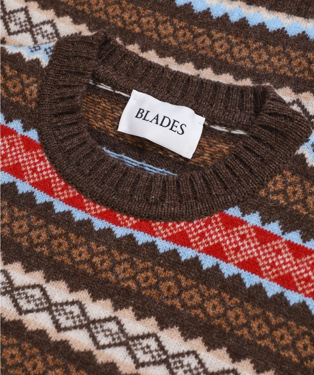 Lambswool Fair Isle Lucas Jumper 7 Lambswool Fair Isle Lucas Jumper - Image 5