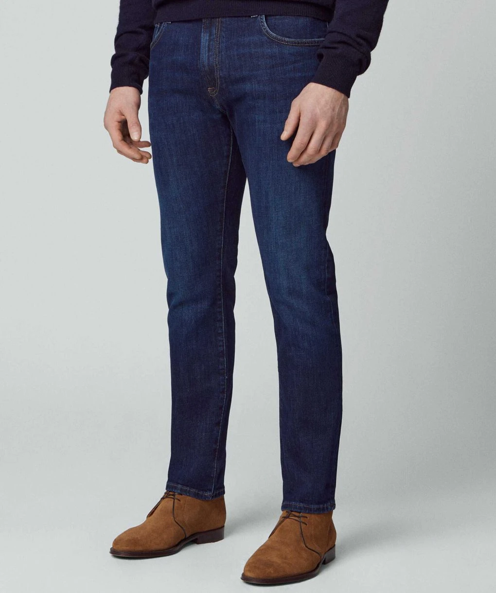 Hackett Slim Fit Vintage Wash Jeans 4 Hackett Slim Fit Vintage Wash Jeans - Image 2