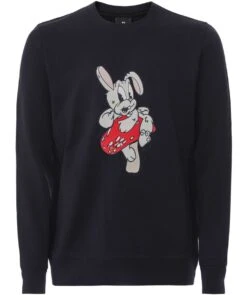 PAUL SMITH Crew Rabbit Mushroom Sweatshirt