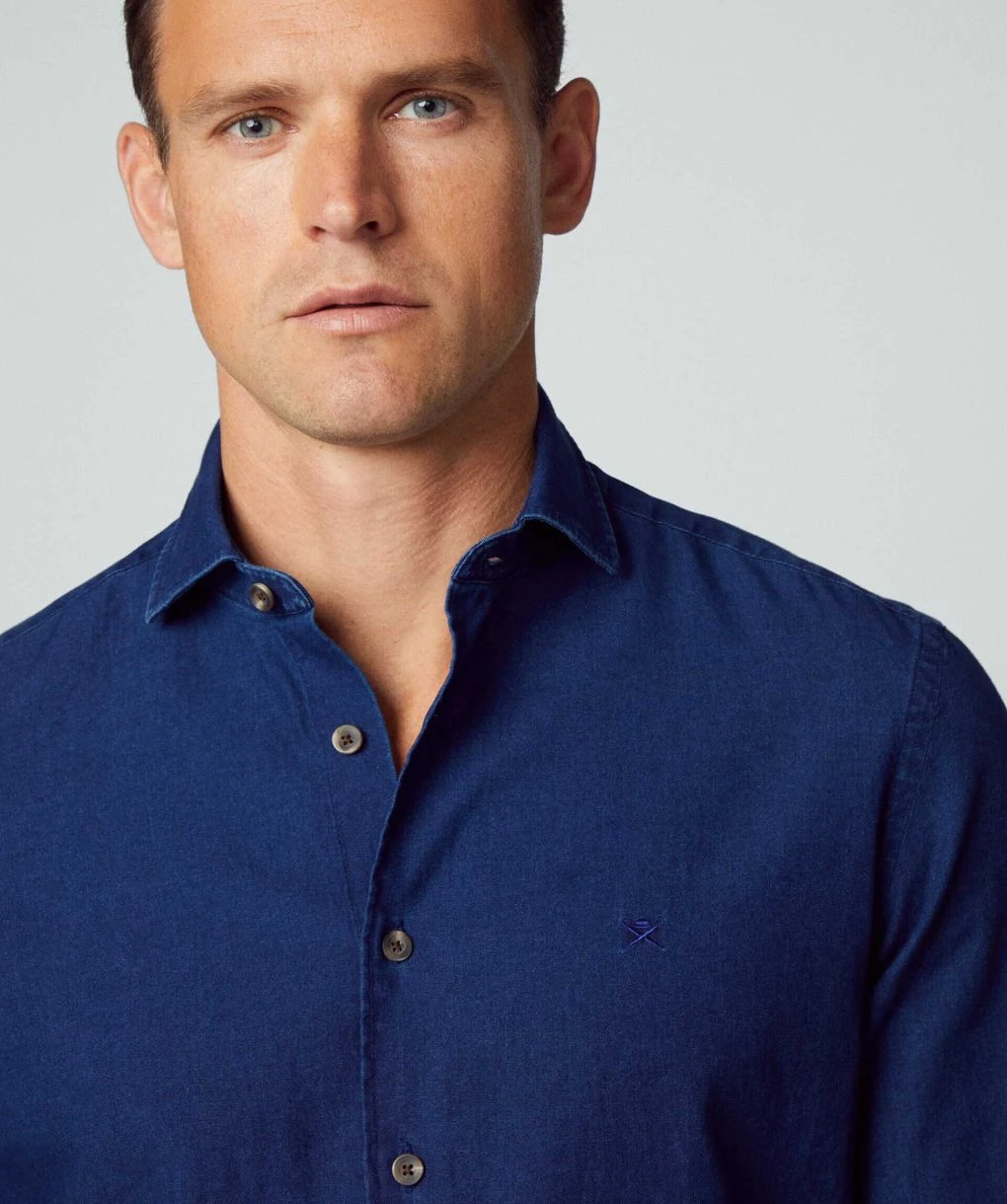 Hackett Slim Fit Denim Shirt 6 Hackett Slim Fit Denim Shirt - Image 4