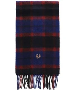 Fred Perry Lambswool Tartan Scarf