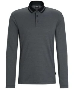 Boss Long Sleeve Pleins 23 Polo Shirt