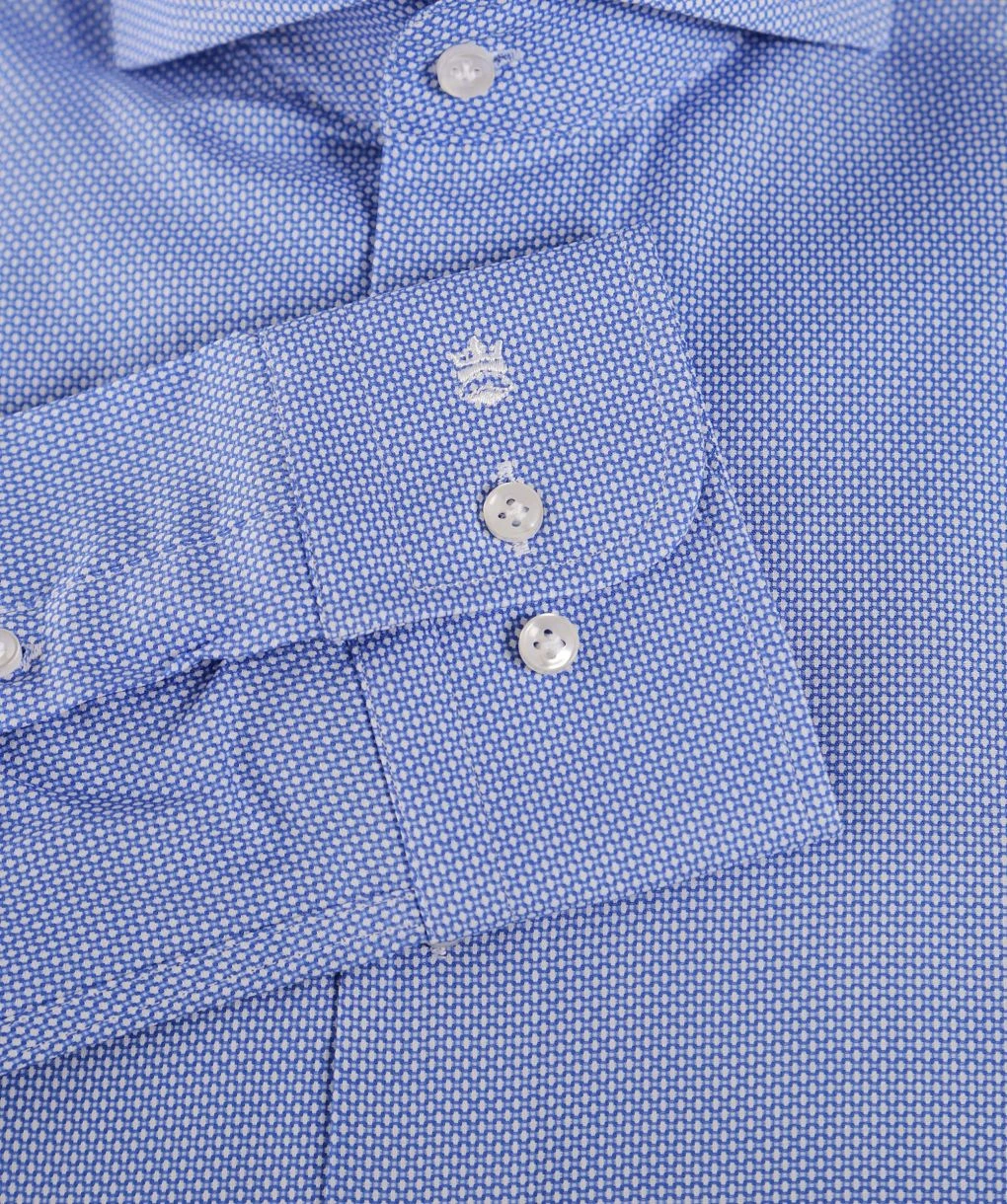 Tailored Fit Micro Pattern Bari Shirt 5 Tailored Fit Micro Pattern Bari Shirt - Image 3