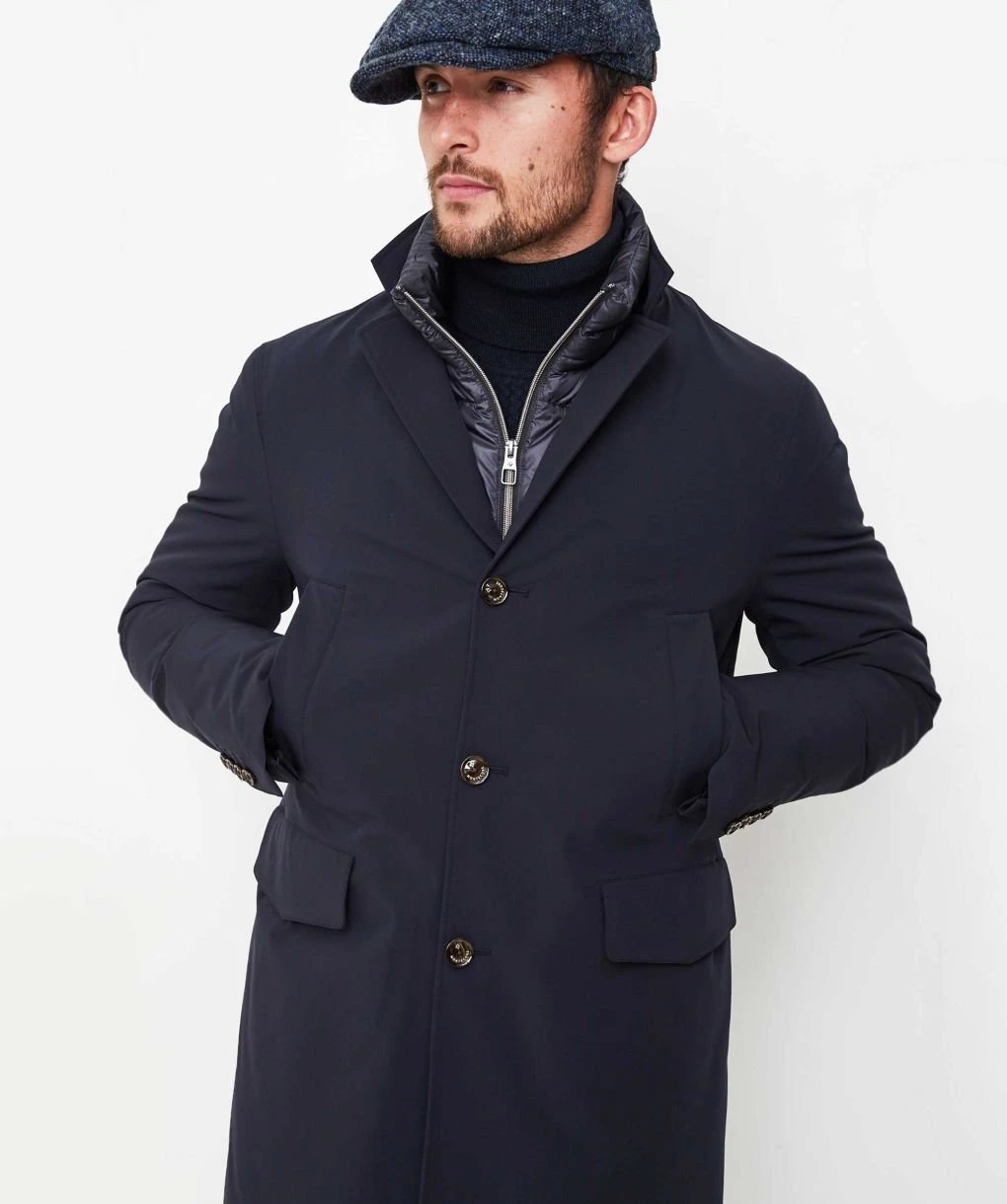 Bib Insert Down Overcoat 6 Bib Insert Down Overcoat - Image 4