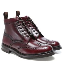 Loake Leather Bedale Brogue Boots