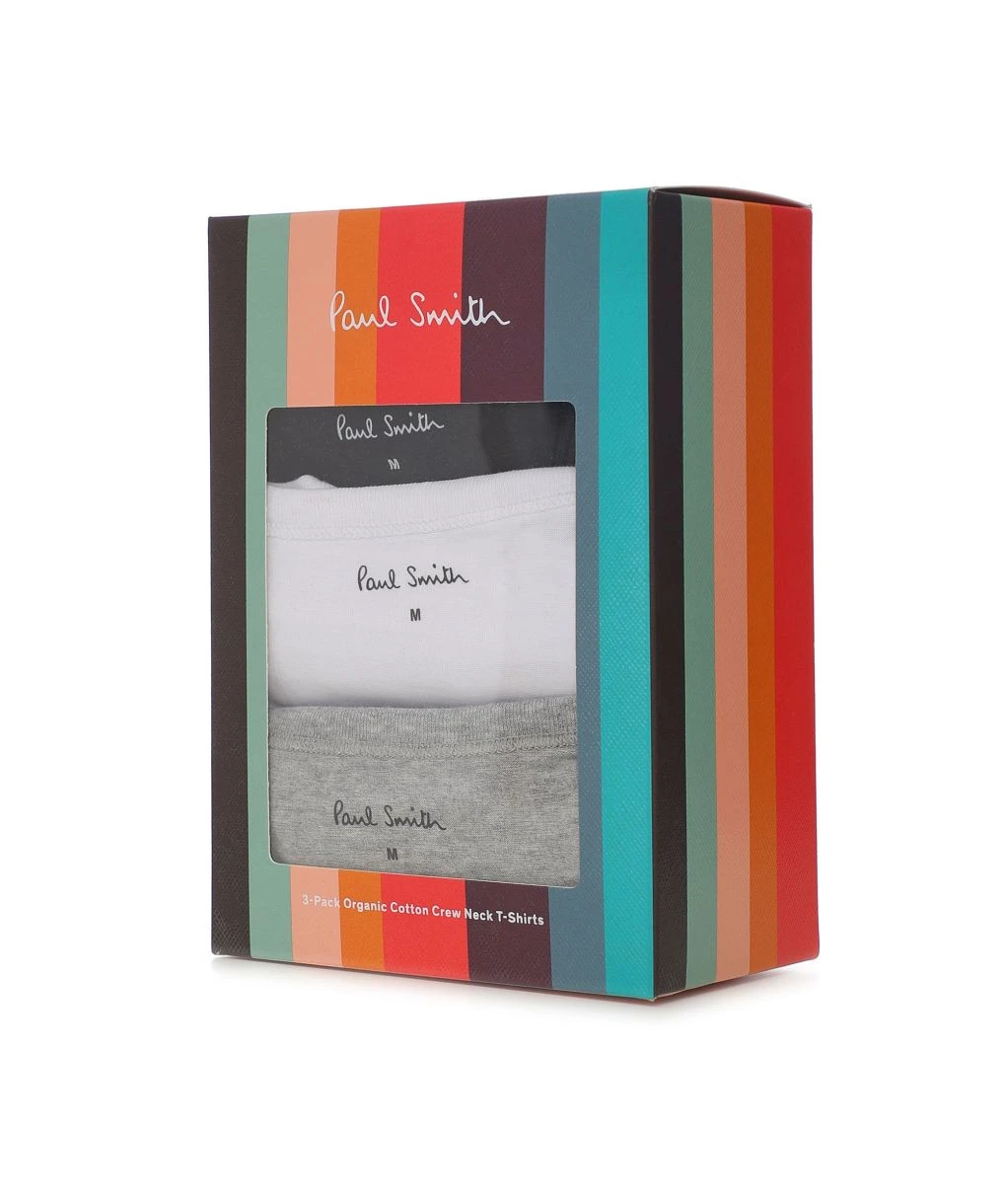 PAUL SMITH Crew T-Shirt 3 Pack 4 PAUL SMITH Crew T-Shirt 3 Pack - Image 2