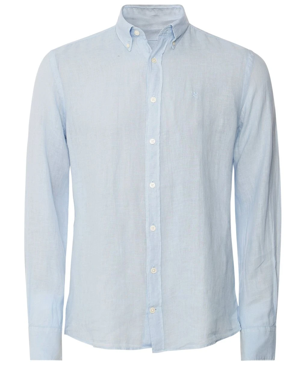Hackett Slim Fit Linen Shirt 3 Hackett Slim Fit Linen Shirt