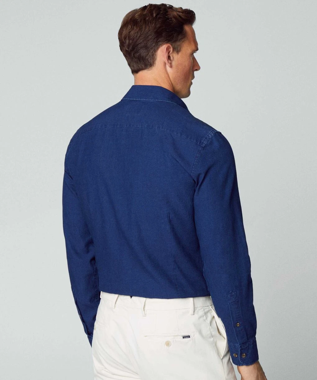 Hackett Slim Fit Denim Shirt 5 Hackett Slim Fit Denim Shirt - Image 3