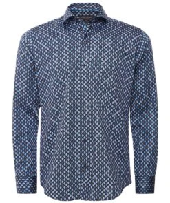 Slim Fit Geometric Shirt