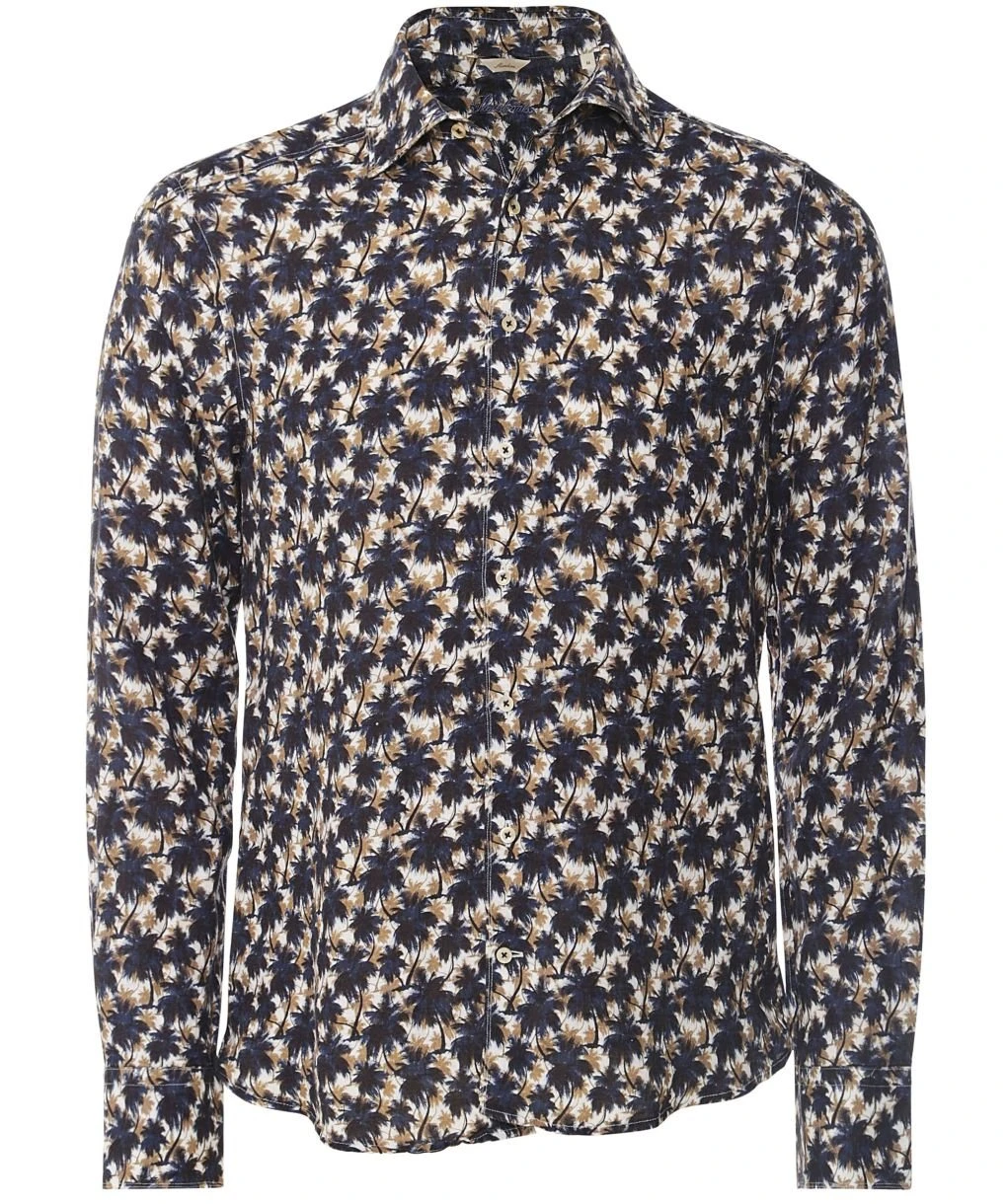 Slimline Linen Palm Shirt 3 Slimline Linen Palm Shirt