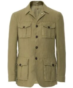 Linen Safari Jacket