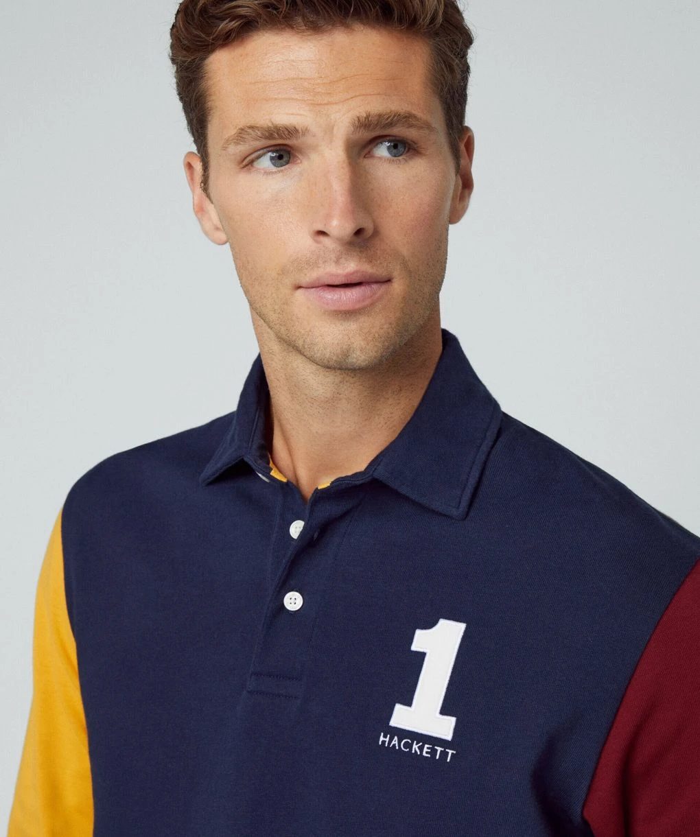 Hackett Colour-Block Rugby Shirt 6 Hackett Colour-Block Rugby Shirt - Image 4