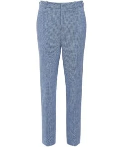 CIRCOLO 1901 Stretch Cotton Dogtooth Trousers