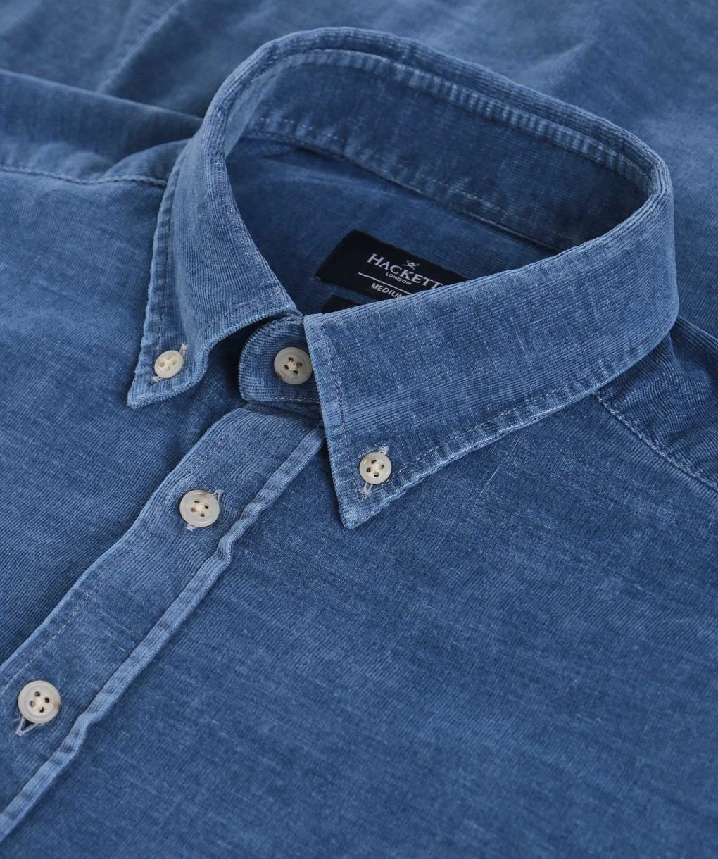 Hackett Slim Fit Baby Cord Shirt 4 Hackett Slim Fit Baby Cord Shirt - Image 2