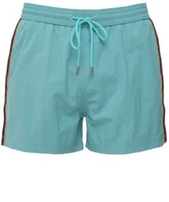 PAUL SMITH Artist Stripe Trim Swim Shorts