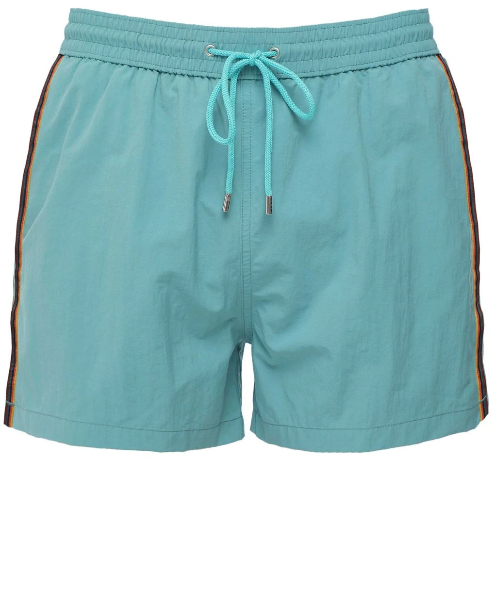 PAUL SMITH Artist Stripe Trim Swim Shorts 3 PAUL SMITH Artist Stripe Trim Swim Shorts